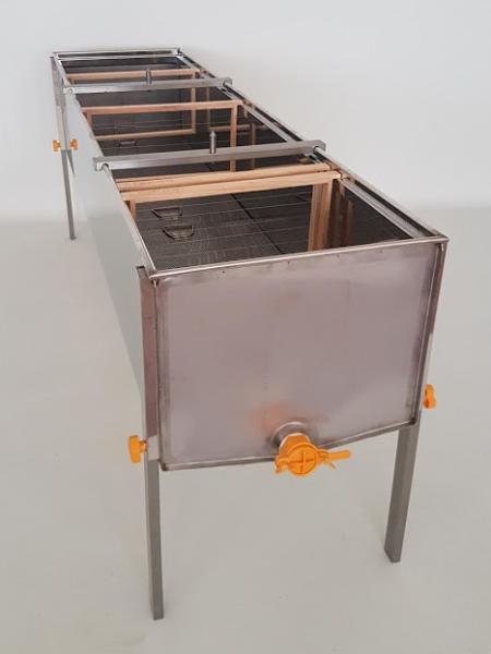 Rechteckiger Entdeckelungstank, Edelstahl - 1500X510X395mm